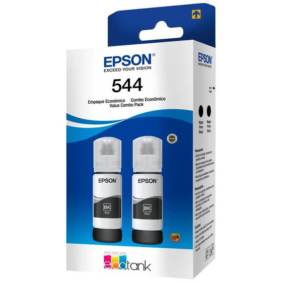 Imagem de Refil Tinta Epson T544 Preta Original - C/ 02 Unid.