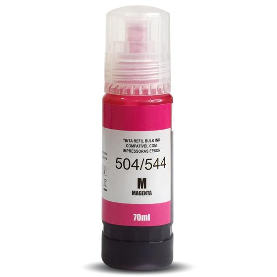 Imagem de Refil Tinta Magenta Compatível com Impressora 504/544 70ml