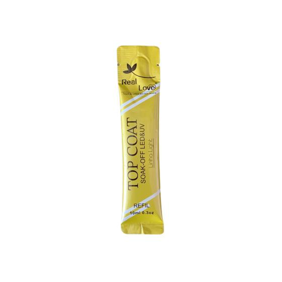 Imagem de Refil Top Coat Linha Light 10ml  Real Love