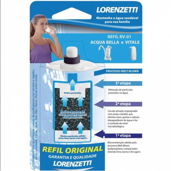 Refil Vela para Filtro de Água - Lorenzetti 7411004 Menor preço em Refil Vela para Filtro de Água - Lorenzetti 7411004