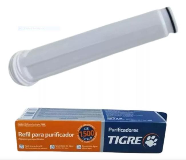 Refil (Vela) para Filtro purificador com torneira Tigre Menor preço em Refil (Vela) para Filtro purificador com torneira Tigre