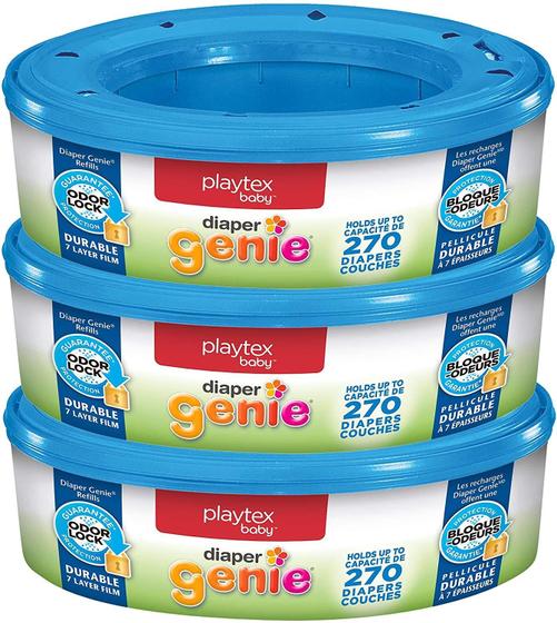 Imagem de Refis de Fraldas Genie Playtex - Pacote com 3 Unidades