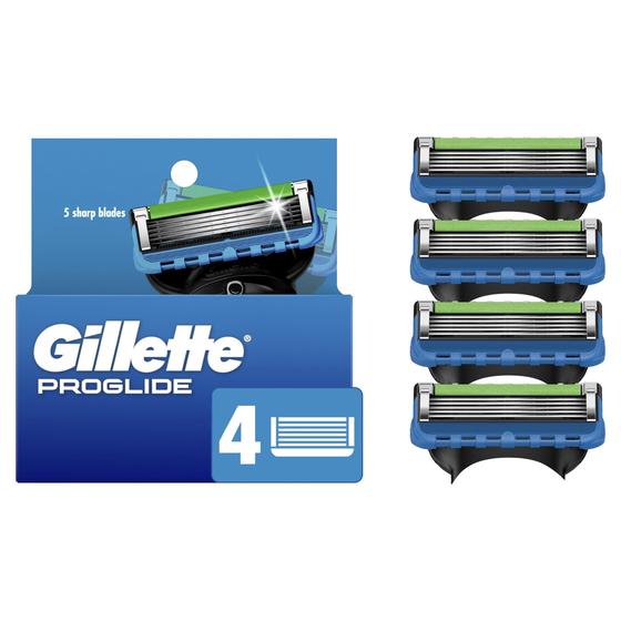 Imagem de Refis de Lâminas Gillette ProGlide para Homens - Pacote com 4 Unidades