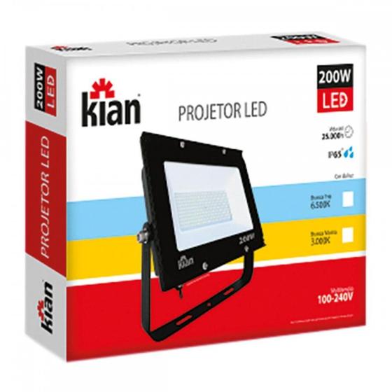 Imagem de Reflet.C/Led Kian Giii 200W 6500K Ip65