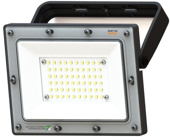 Imagem de Refletor 100w Led Osram 9000lm Bivolt Ip66 Slim 6500k Resistente a Agua