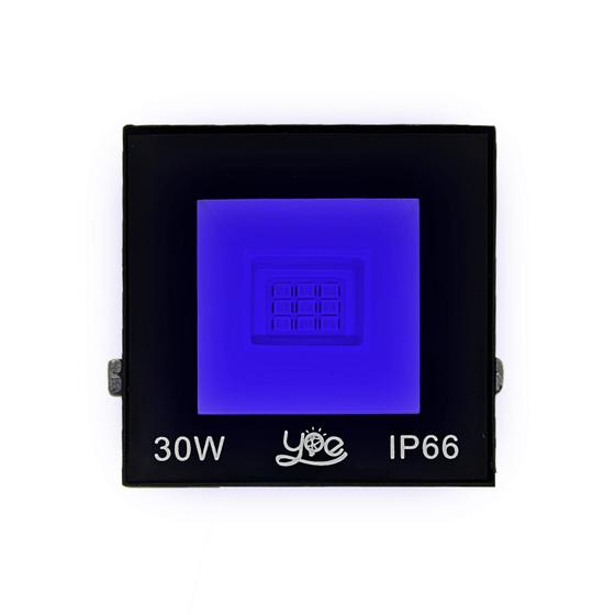 Imagem de Refletor 30w Azul Holofote Led Bivolt A Prova D Agua IP66