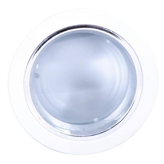 Imagem de Refletor De Embutir 14cm Com Vidro Fosco E-27 1 Lamp. Max 60w Branco