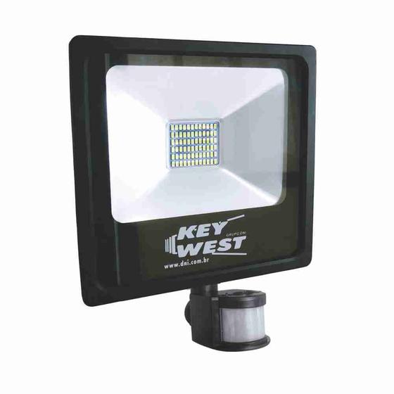 Imagem de Refletor de led com sensor de presença 30w - dni 6035