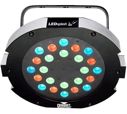 Imagem de Refletor De Led Par 64 Slim 24 Leds Rgb 1w Dmx Splash 2 Nfe