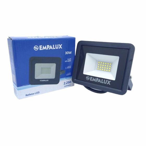 Refletor De Led RL73035 30W 5500K IP66 2.400lm Bivolt Empalux Menor preço em Refletor De Led RL73035 30W 5500K IP66 2.400lm Bivolt Empalux