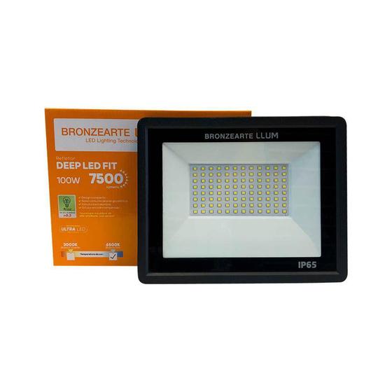 Refletor Deep led fit 100w 6500k - Llum - Llum Bronzearte Menor preço em Refletor Deep led fit 100w 6500k - Llum - Llum Bronzearte