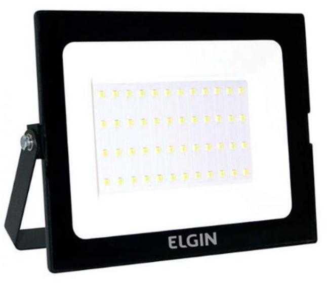 Imagem de Refletor ELGIN LED 50W 6500K Luz Branca Fria