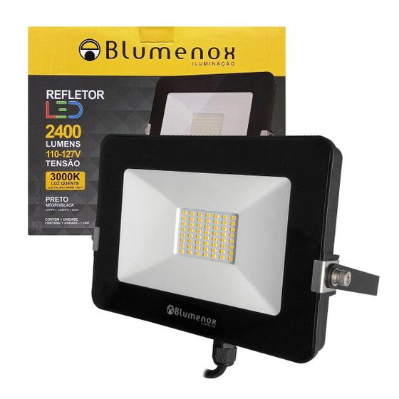 Refletor Holofote LED Blumenox 30W 3000K Preto é ruim? Refletor Holofote LED Blumenox 30W 3000K Preto é boa?