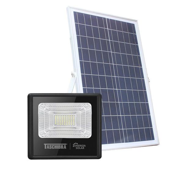 Imagem de Refletor Holofote LED Energia Solar TR SUN 40W 6.500K - Taschibra