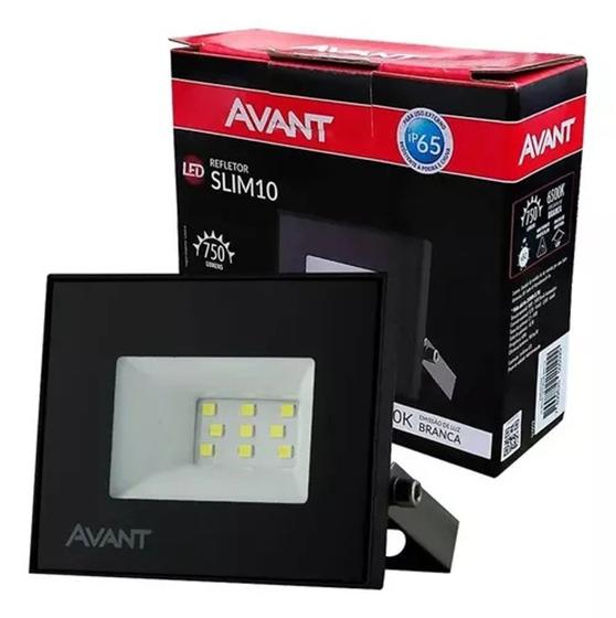 Refletor Holofote LED Slim10 6500K 10w Bivolt (105) Menor preço em Refletor Holofote LED Slim10 6500K 10w Bivolt (105)