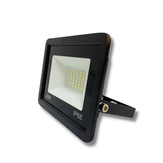 Imagem de Refletor Holofote Led Smd 30W Ip66 Bivolt 6000K Branco Frio