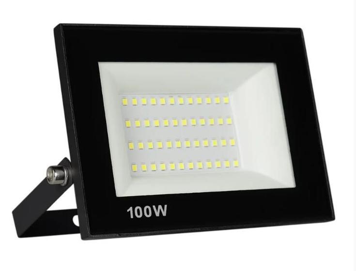 Imagem de Refletor Holofote Microled Slim 100W Branco Frio