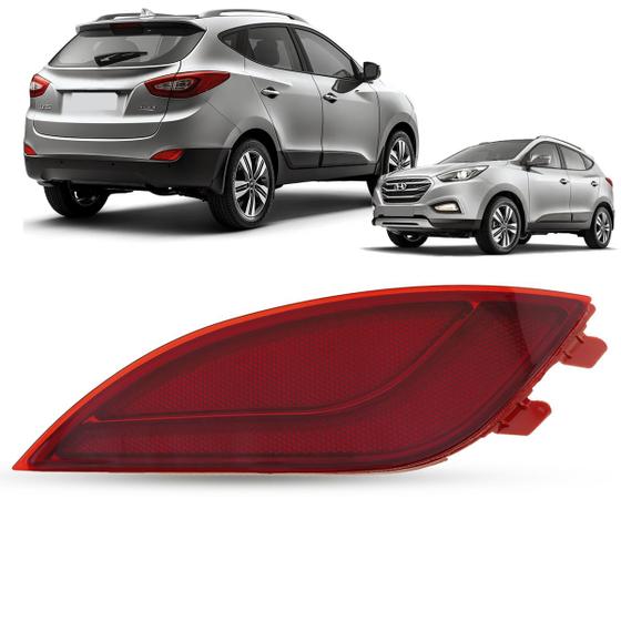 Imagem de Refletor Lanterna Parachoque Traseiro Olho de Gato Hyundai IX35 10 11 12 13 2014 2015 2016 2017 2018 2019 2020 2021 2023