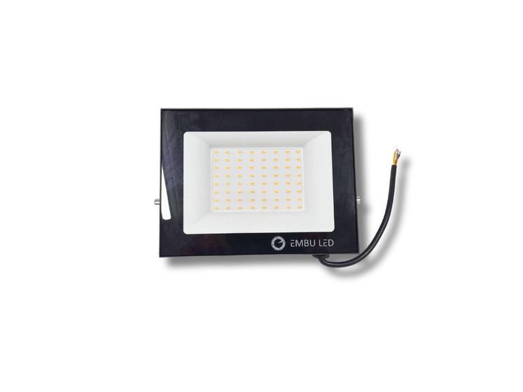 Imagem de Refletor Led 100W 3000K Slim IP67 Embu Led