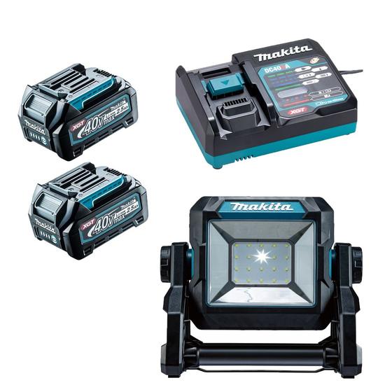 Imagem de Refletor  Led 18V 40V ML003G 2x Bateria 2.5Ah Makita 220v