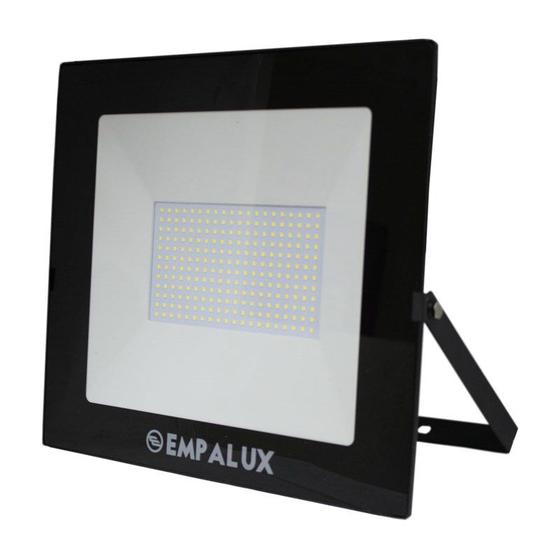 Refletor LED 200W Luz Branca Bivolt Empalux Menor preço em Refletor LED 200W Luz Branca Bivolt Empalux