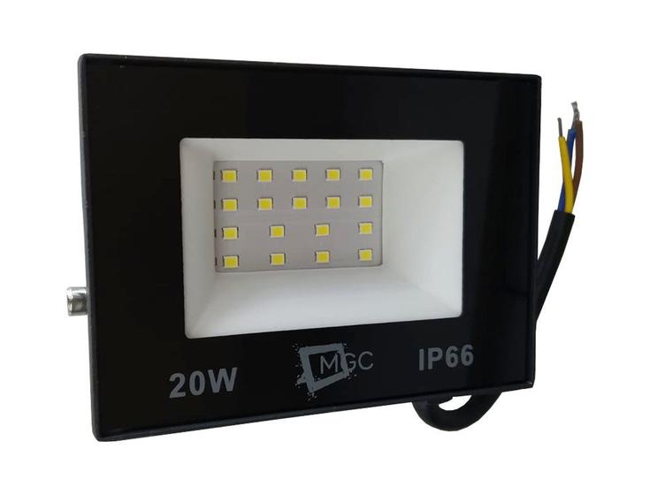 Refletor Led 20w 6500k Luz Branco Frio A Prova D'Água Holofote Menor preço em Refletor Led 20w 6500k Luz Branco Frio A Prova D'Água Holofote