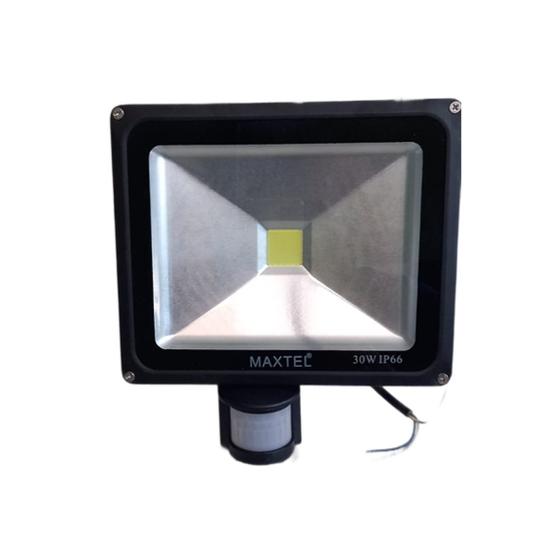 Imagem de REFLETOR LED 30W HOLOFOTE IP66 6500k BRANCO FRIO COM SENSOR