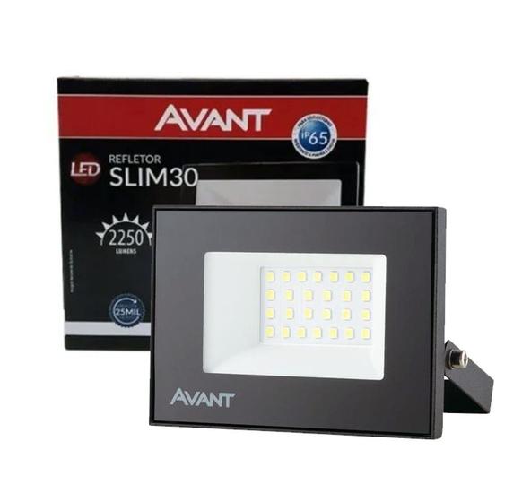 Refletor Led 30w Luminária Bivolt Branco Frio Ip65 Avant Menor preço em Refletor Led 30w Luminária Bivolt Branco Frio Ip65 Avant