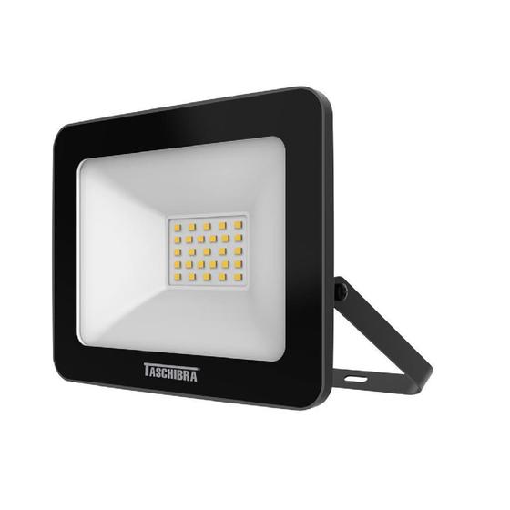 Imagem de Refletor Led 30W Slim Preto 6500K Taschibra