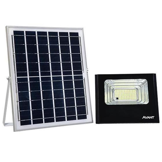 Imagem de Refletor Led 40W Com Painel Fotovoltaico Solar 6500K Avant