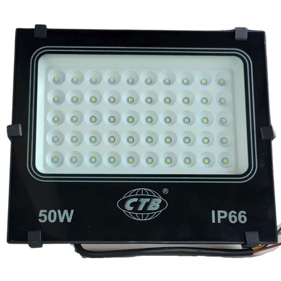 Imagem de Refletor Led 50w Super Led Bivolt Ip66 Holofote Branco Frio