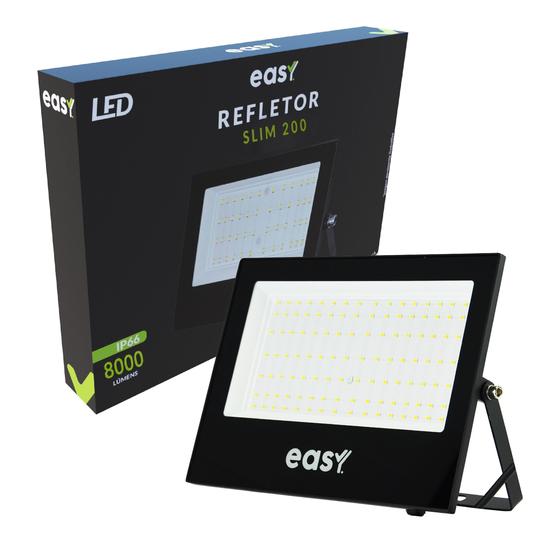 Refletor Led Alta Potência 200W Luz Fria 6500k Holofote Bivolt Á Prova D'Água Slim 200 - AVANT Menor preço em Refletor Led Alta Potência 200W Luz Fria 6500k Holofote Bivolt Á Prova D'Água Slim 200 - AVANT