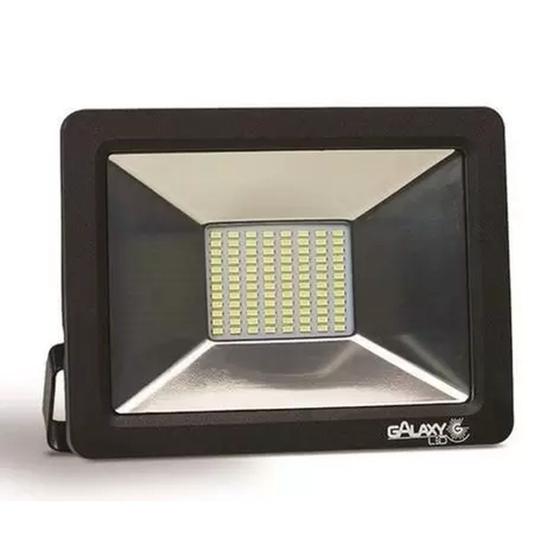 Imagem de Refletor Led Bivolt 30W 6500K Preto Galaxy