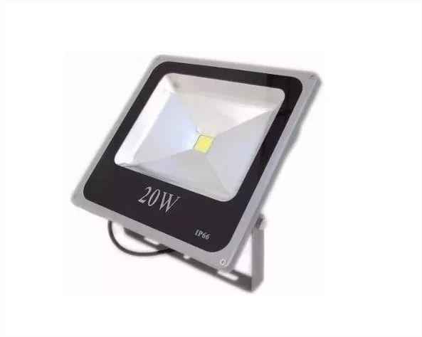 Imagem de Refletor Led Branco Frio Holofote 20w Bivolt A Prova D'água