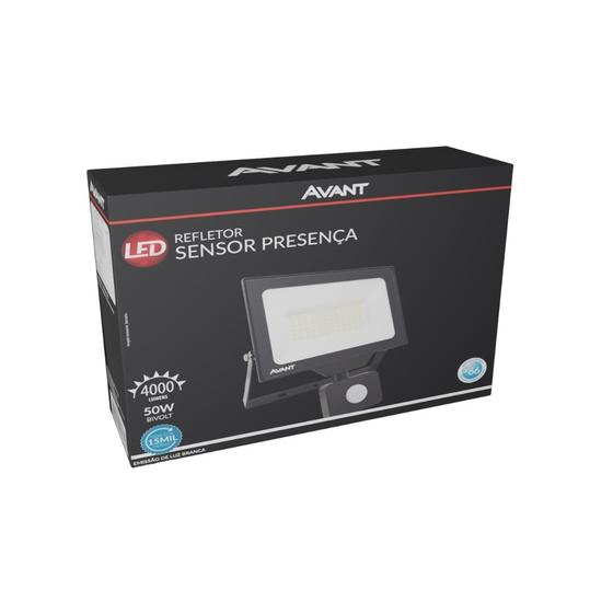 Imagem de Refletor LED com Sensor de Presença 50W