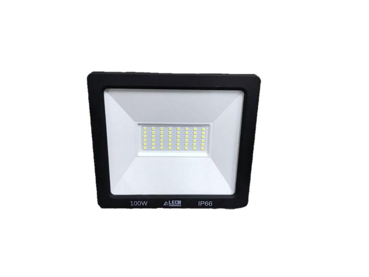 Imagem de Refletor Led Holofote 100W Biv IP65 Branco Frio Prova D'agua - Triangulo