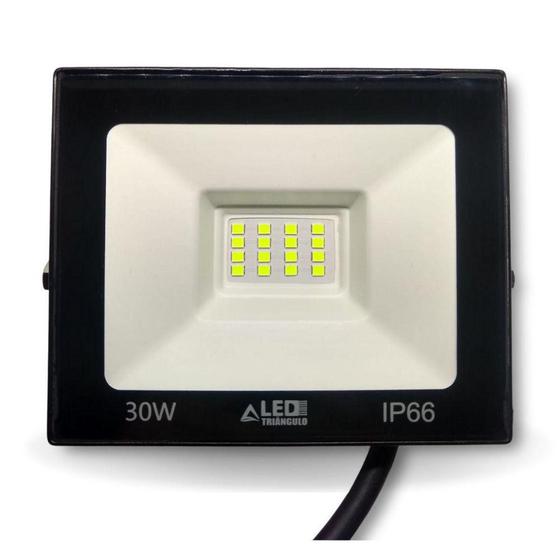 Imagem de Refletor Led Holofote 30W Bivolt IP66 Verde Prova D'agua - LED TRIANGULO