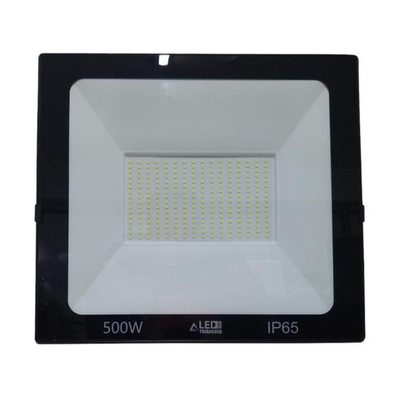 Imagem de Refletor Led Holofote 500W Biv Ip66 Branco Frio Prova Dagua