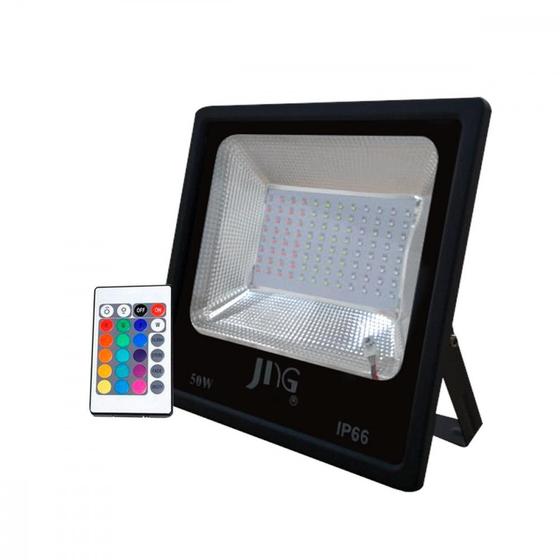 Imagem de Refletor Led Jng Fl02 50W 4000Lm Rgb 55126