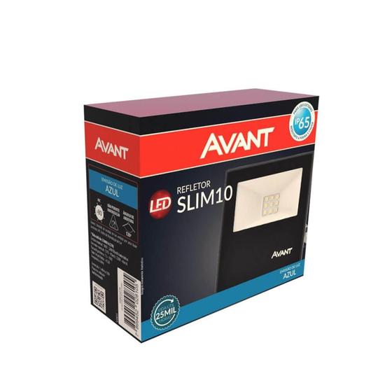 Imagem de REFLETOR LED SLIM 10W AZUL - Avant