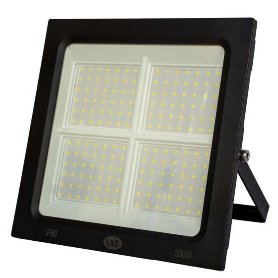 Imagem de Refletor Led Slim 200W 6500K Proteção IP66 - L&D