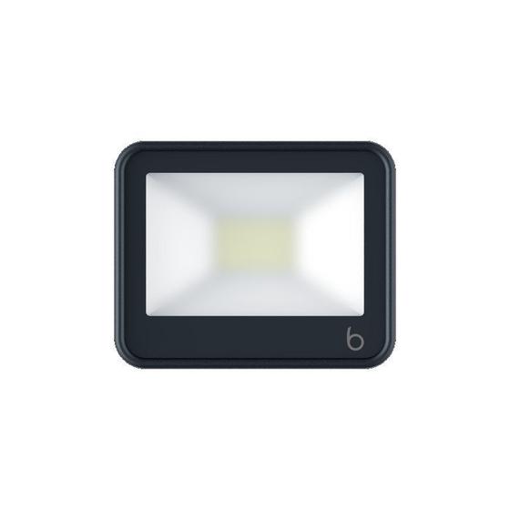 Imagem de Refletor Led Slim 20W 6.500K Luz Branco Frio  Biv IP65 Proteção  Contra jatos D'água Garantia 2 Anos Brilia