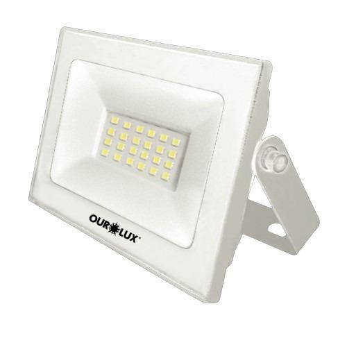 Imagem de Refletor Led Slim 20W Bivolt 6500K Branco 03261A Ourolux