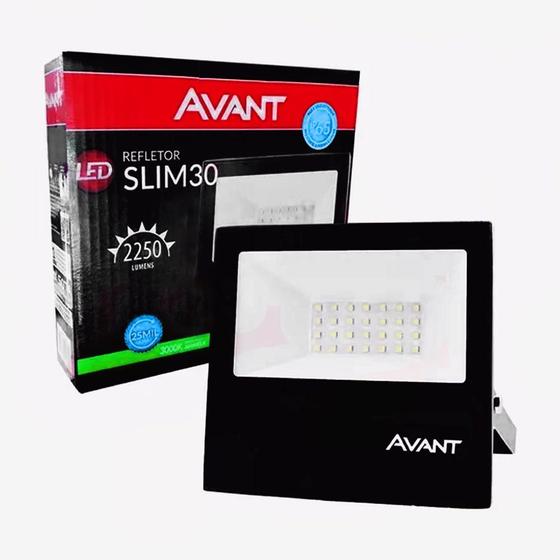 Imagem de Refletor LED Slim 30W 6500K 2250LM Bivolt Luz Verde - Avant