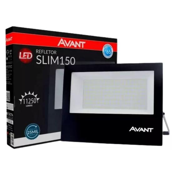 Imagem de Refletor Led Slim150 BR6500K Bivolt 11250 Avant (Luz Branca)