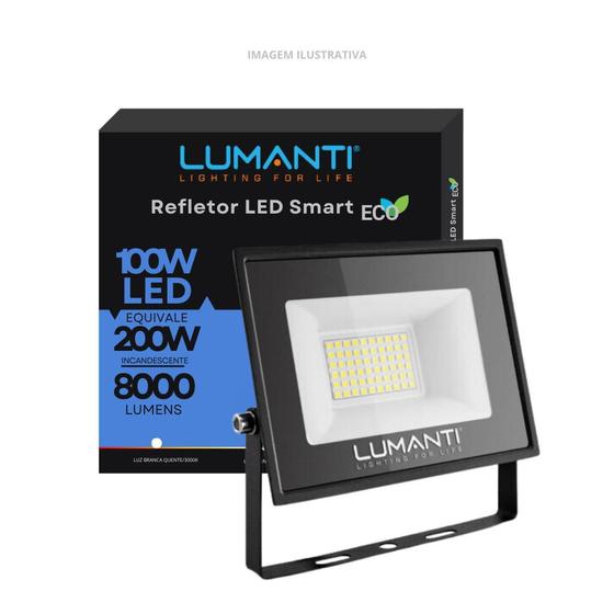 Imagem de Refletor Led Smart Eco 100W  - Lumanti