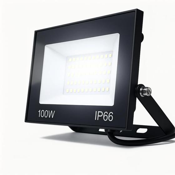 Refletor Led Smd 100w Holofote Bivolt IP66 6000K Branco Frio – Dubai