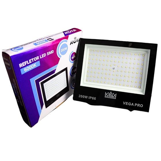 Imagem de Refletor LED SMD 200W Branco Frio 6000K 18000lm IP66 FP0.6