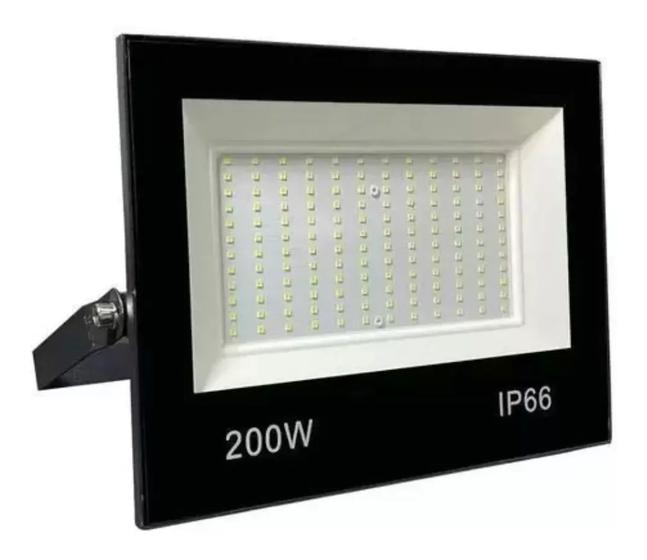 Imagem de Refletor Led Smd 200w Holofote Bivolt Ip66-6500K Branco Frio