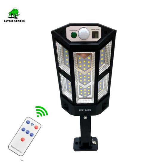 Refletor Led Solar Para Poste 40W Parede Quintal Jardim Corredor Prova de Água Sensor de